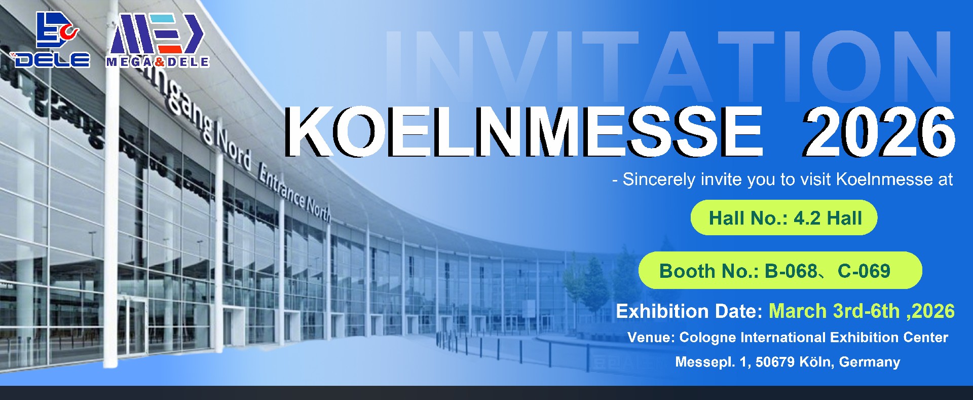 DELE KOELNMESSE 2026