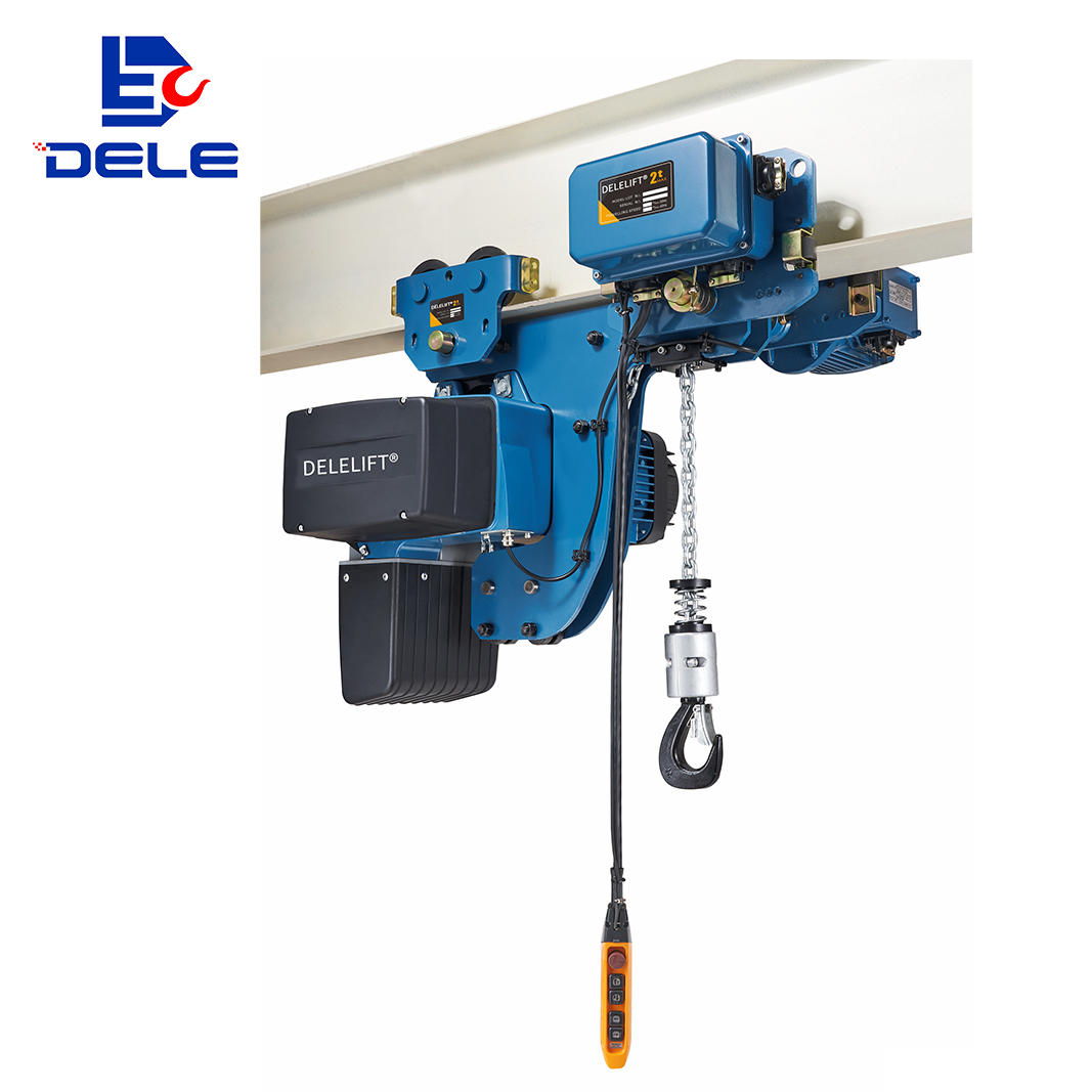 ELECTRIC CHAIN HOIST WITH LOW HEADROOM
