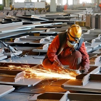 Structural steel fabrication